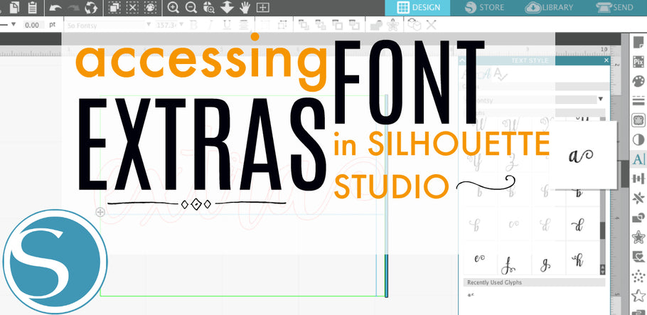 How Do I Access a Font’s Special Characters Directly in Silhouette Studio?