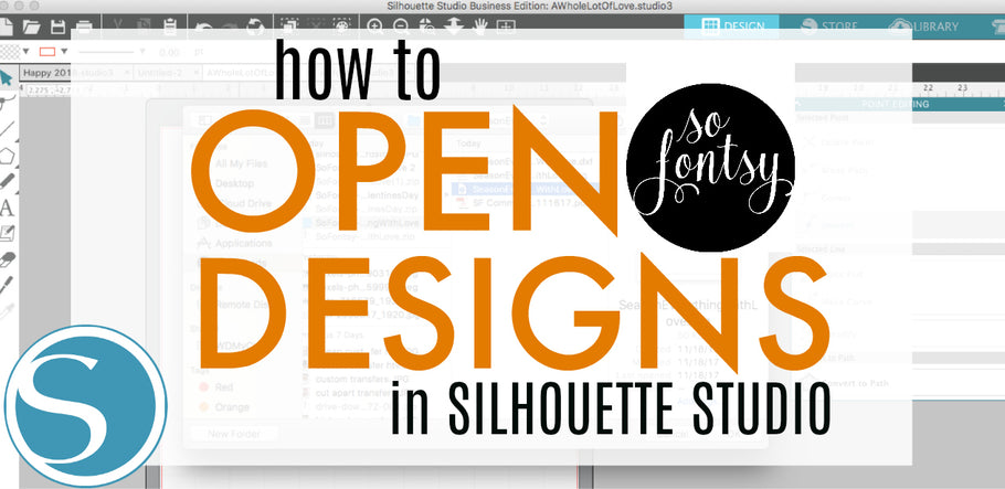 Opening Designs from So Fontsy in Silhouette Studio