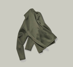 Moss recycled neoprene sweatshirt - technical apparel by ADAY