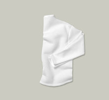 White recycled neoprene sweatshirt - technical apparel by ADAY