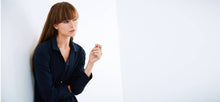 Dark navy, technical silk crepe, reversible button down shirt by ADAY