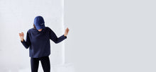 Navy neoprene breathable sweatshirt - technical apparel by ADAY