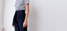 Midnight Technical Silk Crepe Pants by ADAY – wrinkle free, breathable and sweat-wicking