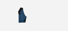 High impact minimal sports bra with bonded straps and a long front body