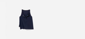 Technical Silk Chiffon Tank - technical apparel by ADAY