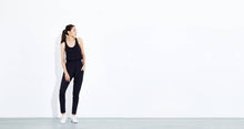 Workout jumpsuit with rose gold zipper - technical apparel by ADAY