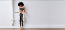 Statement medium impact sports bra in moss by ADAY 