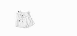 Machine washable, technical silk shorts w/ laser cut details - Technical Apparel by ADAY