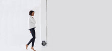 White recycled neoprene sweatshirt - technical apparel by ADAY