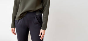 Moss recycled neoprene sweatshirt - technical apparel by ADAY