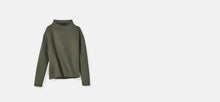 Moss recycled neoprene sweatshirt - technical apparel by ADAY