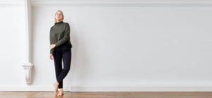 Moss recycled neoprene sweatshirt - technical apparel by ADAY