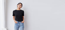 Technical silk inspired t-shirt with bonded seams - technical apparel by ADAY