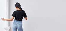 Black technical silk inspired t-shirt with bonded seams - technical apparel by ADAY