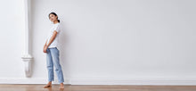 White silk inspired t-shirt with bonded seams - technical apparel by ADAY