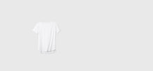 White silk inspired t-shirt with bonded seams - technical apparel by ADAY