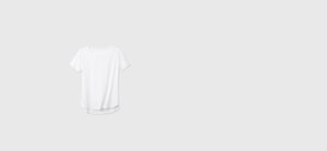 White silk inspired t-shirt with bonded seams - technical apparel by ADAY