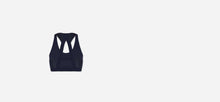 ADAY 'A logo' statement sports bra in black