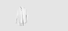 Technical button down shirt with side slits, bonded seams + gunmetal snaps
