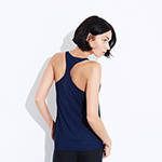 Quick-dry, wrinkle-free navy tank - technical apparel by ADAY