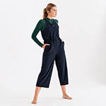 Technical, wide legged, dark navy jumpsuit by ADAY