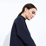 Navy neoprene sweatshirt - technical apparel by ADAY