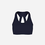 ADAY 'A logo' statement sports bra in black