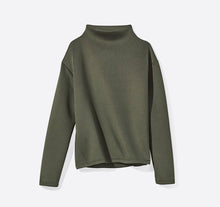 Moss recycled neoprene sweatshirt - technical apparel by ADAY