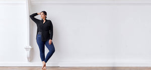 Technical button down shirt with side slits, bonded seams + gunmetal snaps