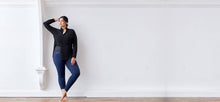 Technical button down shirt with side slits, bonded seams + gunmetal snaps